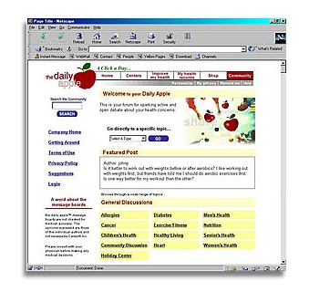 daily apple sample